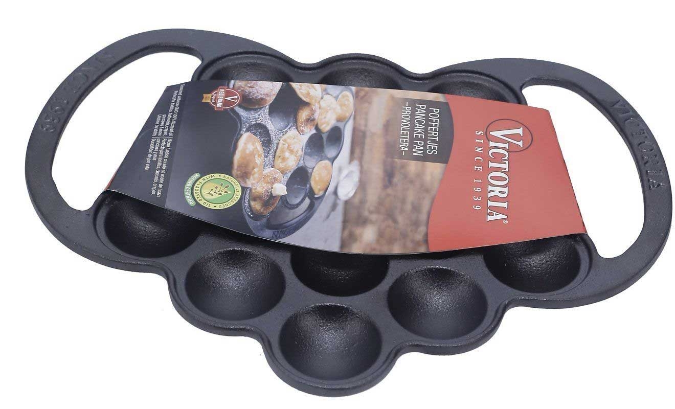 Victoria Poffertjes Pancake Pan -- 6 per case