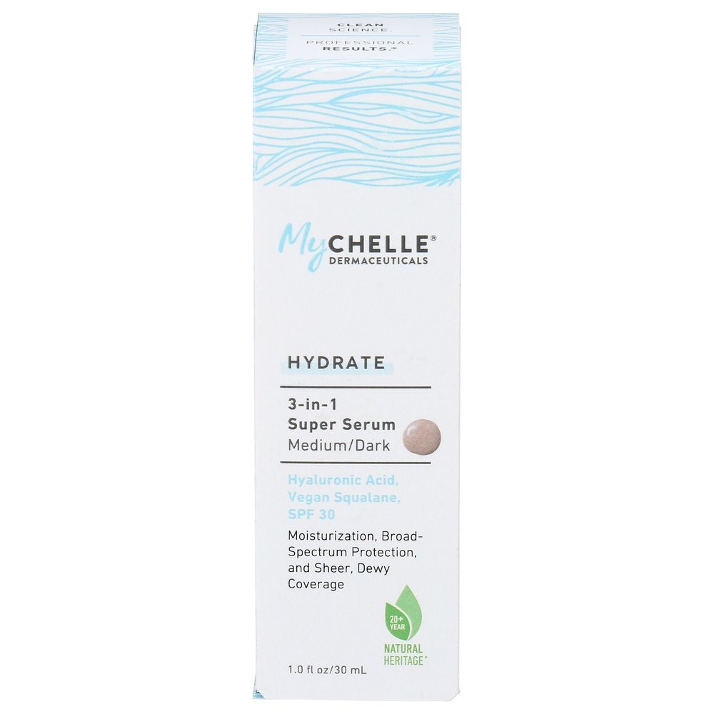 My Chelle Dermaceuticals Medium Dark Super Serum Sunscreen, 1 Fluid Ounce
