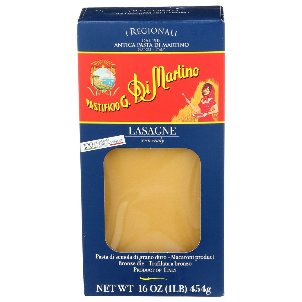 Di Martino Lasagna Pasta, 1 Pound -- 12 per case