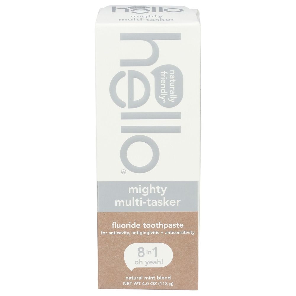 Hello Mighty Multi Tasker Fluoride Toothpaste, 4 Ounce