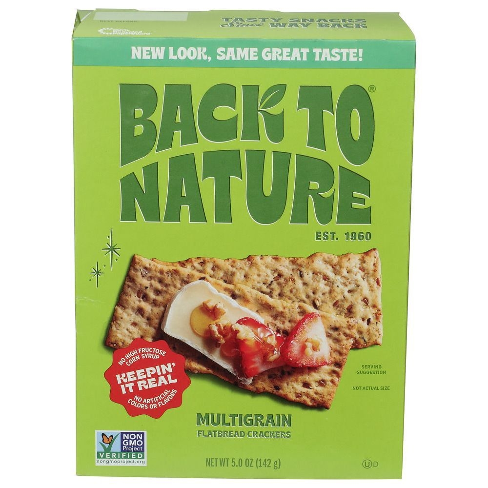 Back to Nature Multigrain Flatbread Crackers, 5 Ounce -- 6 per case