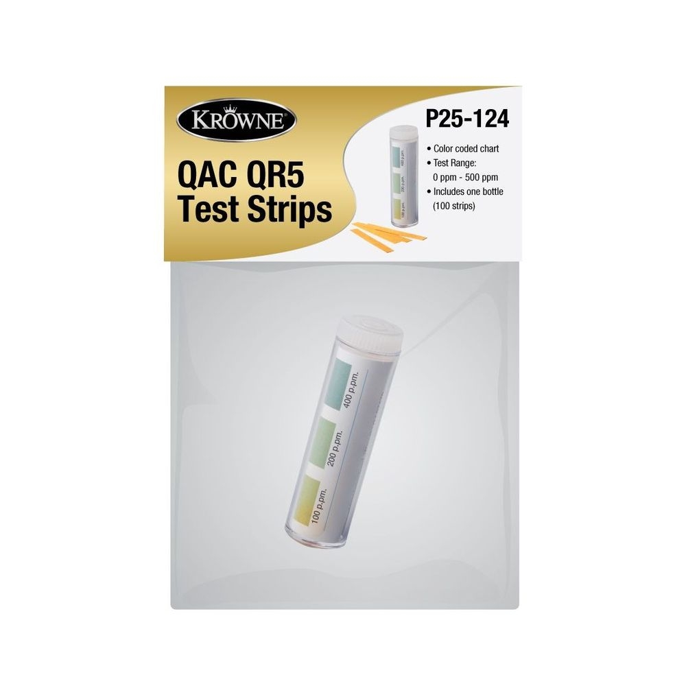 Krowne QAC Test Strip Bag with Header