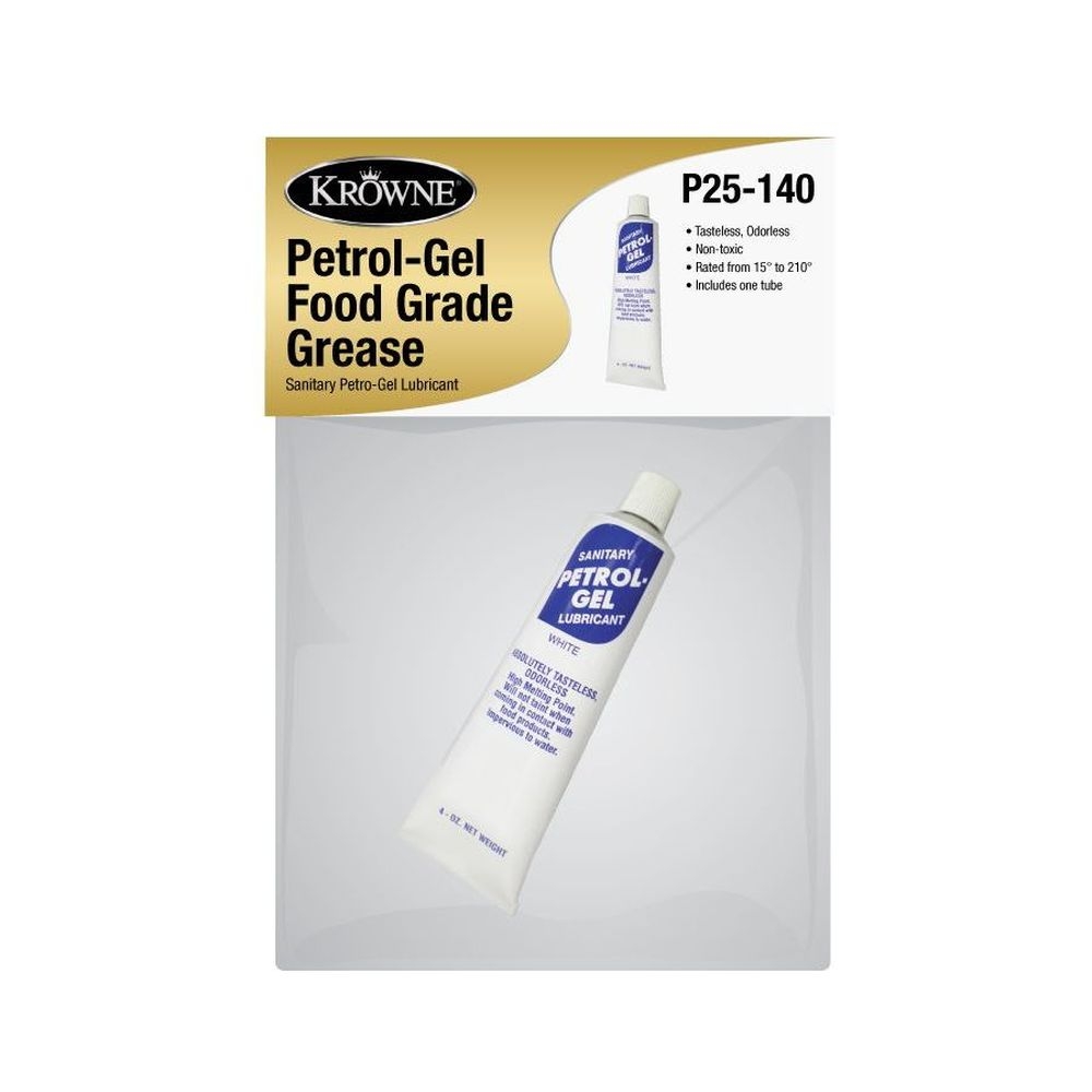 Krowne Petrol-Gel Food Grade Grease with Header