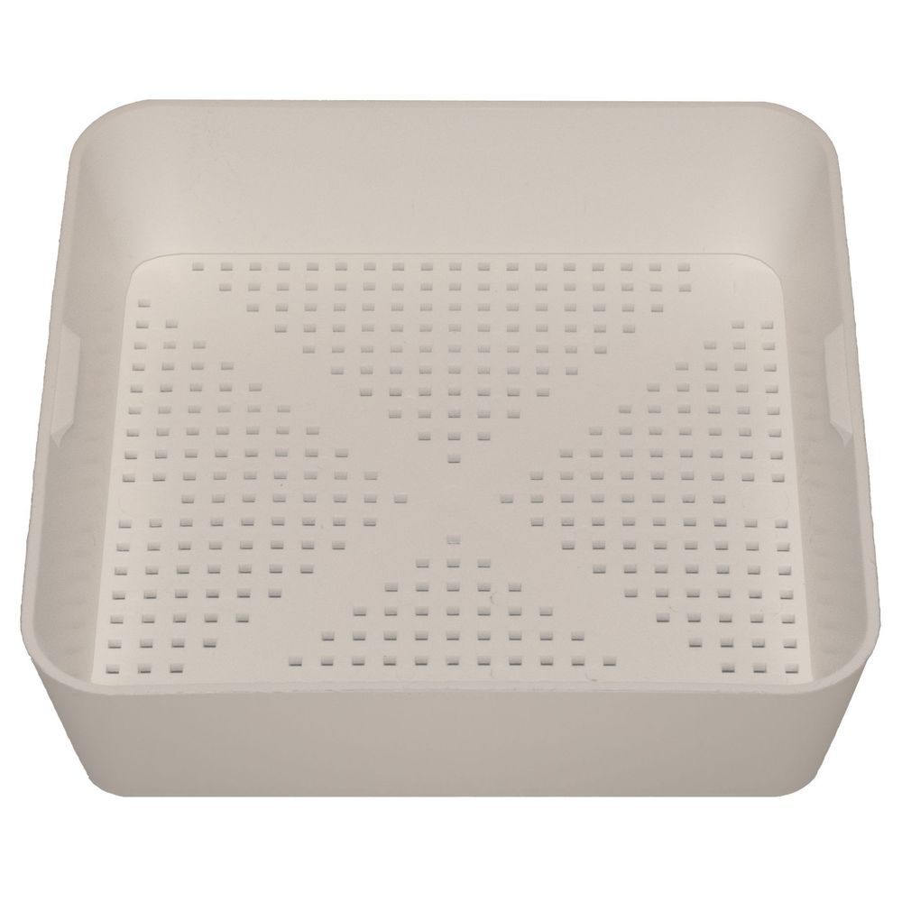 Krowne Medium White Plastic Kitchen Floor Drain Strainer