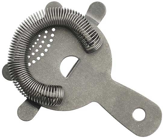 Winco After5 18/8 Stainless Steel Crafted Steel Finish 4 Prong Bar Strainer, 5 3/4 inch Length -- 120 per case