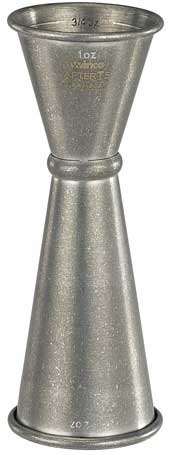 Winco After5 18/8 Stainless Steel Crafted Steel Finish Jigger with Inner Marking Lines, 1 x 2 Ounce -- 120 per case