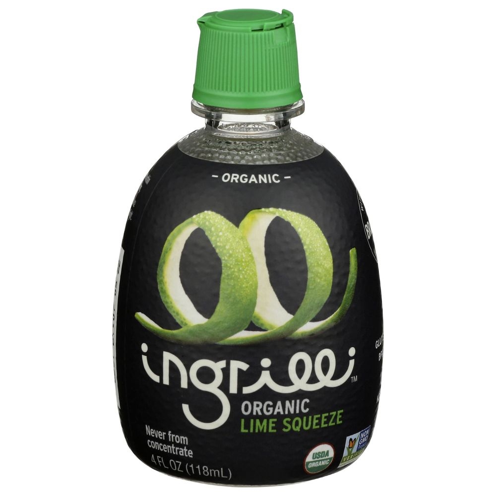 Ingrilli Organic Lime Squeeze Juice, 4 Fluid Ounce -- 24 per case