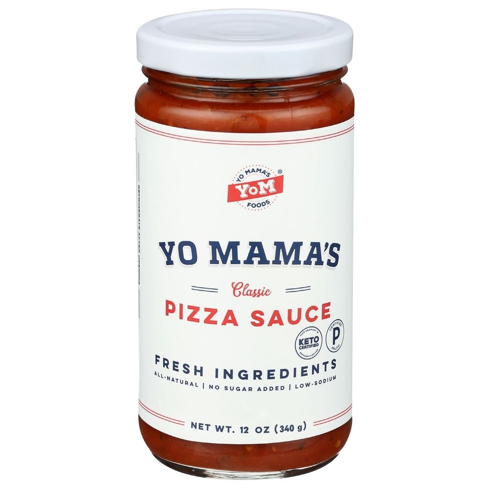 Yo Mamas Foods Classic Pizza Sauce, 12.5 Ounce -- 6 per case