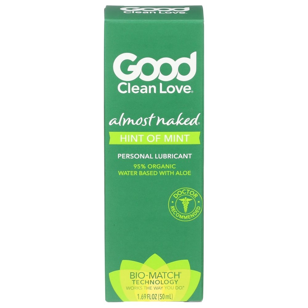 Good Clean Love Almost Naked Organic Hint Of Mint Personal Lubricant, 1.69 Ounce