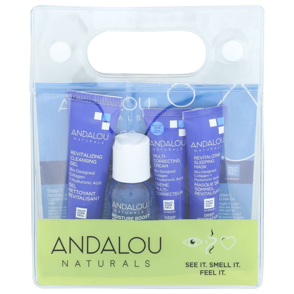 Andalou Naturals On The Go Essentials - The Deep Hydration Routine, 4 count