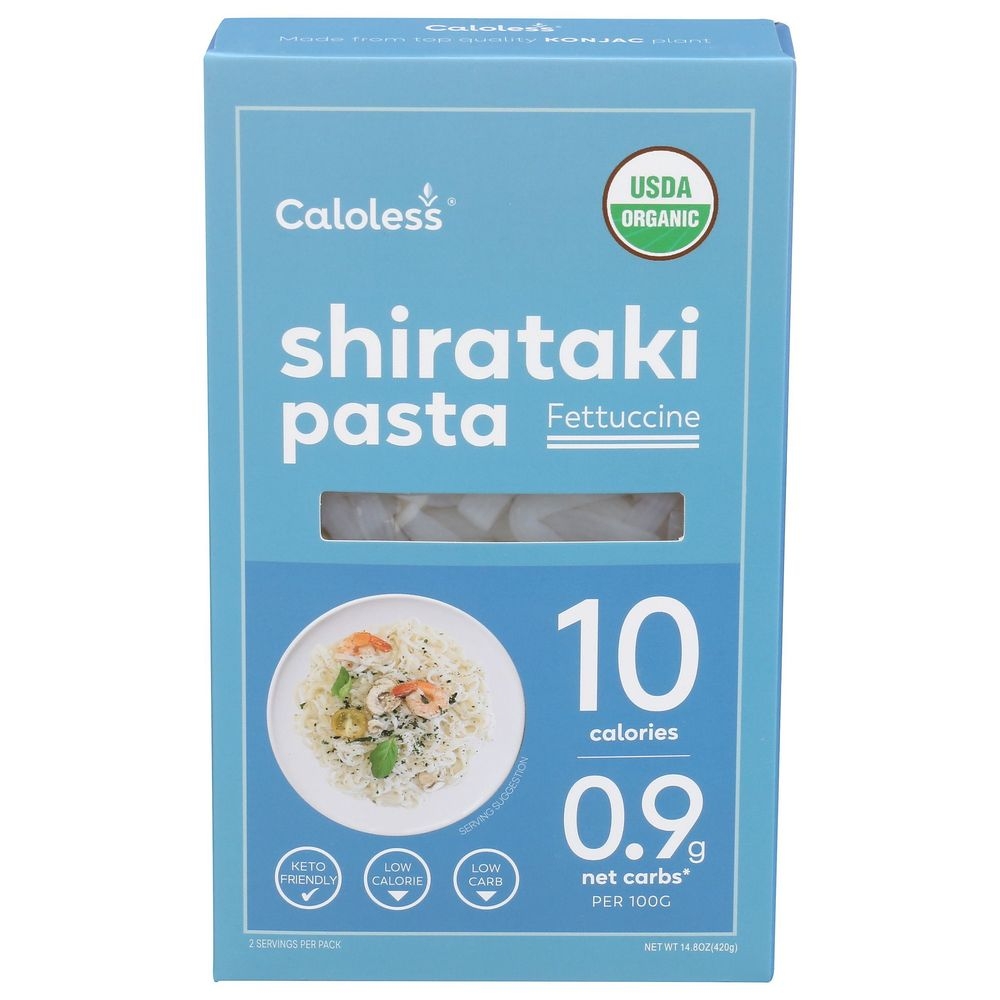 Caloless Organic Shirataki Fettuccini Pasta, 16 Ounce -- 8 per case