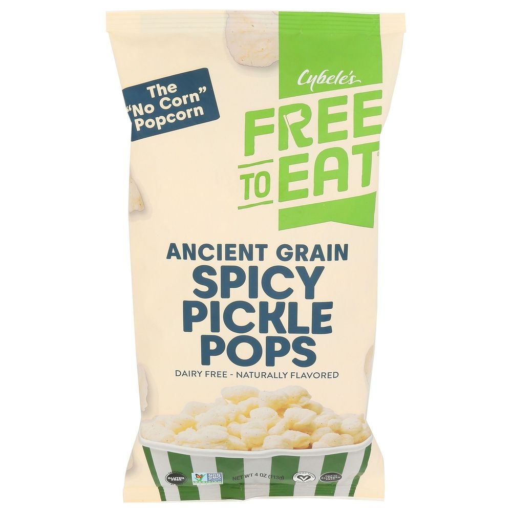 Cybeles Ancient Grain Spicy Pickle Pops, 4 Ounce -- 6 per case