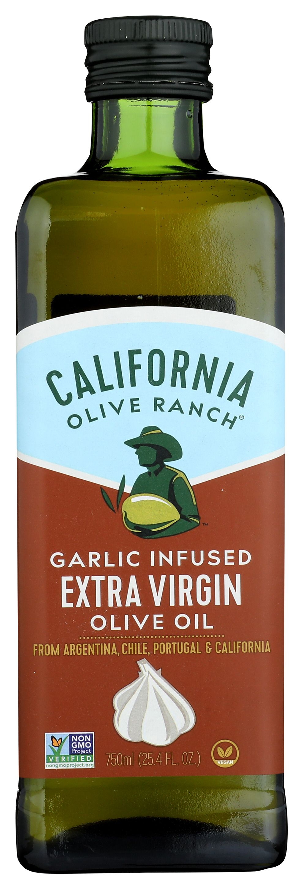 California Olive Ranch Roasted Garlic Infused Extra Virgin Olive Oil, 25.4 Fluid Ounce -- 6 per case