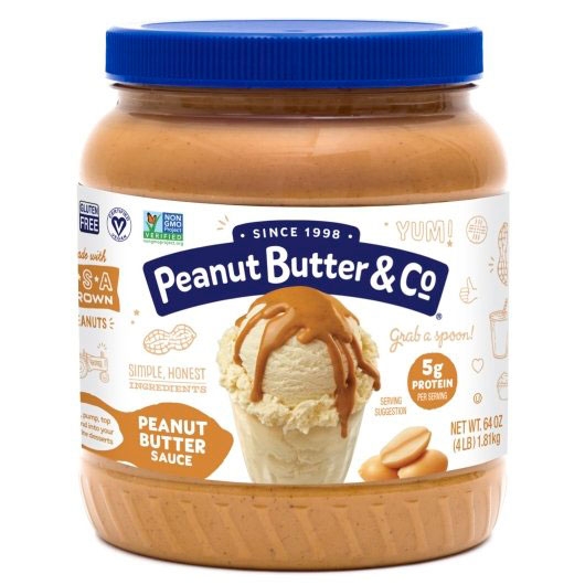 Peanut Butter & Co Peanut Butter Sauce, 4 Pound -- 6 per case.