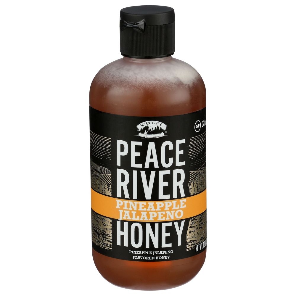 Peace River Honey Pineapple Jalapeno Honey, 12 Ounce -- 6 per case