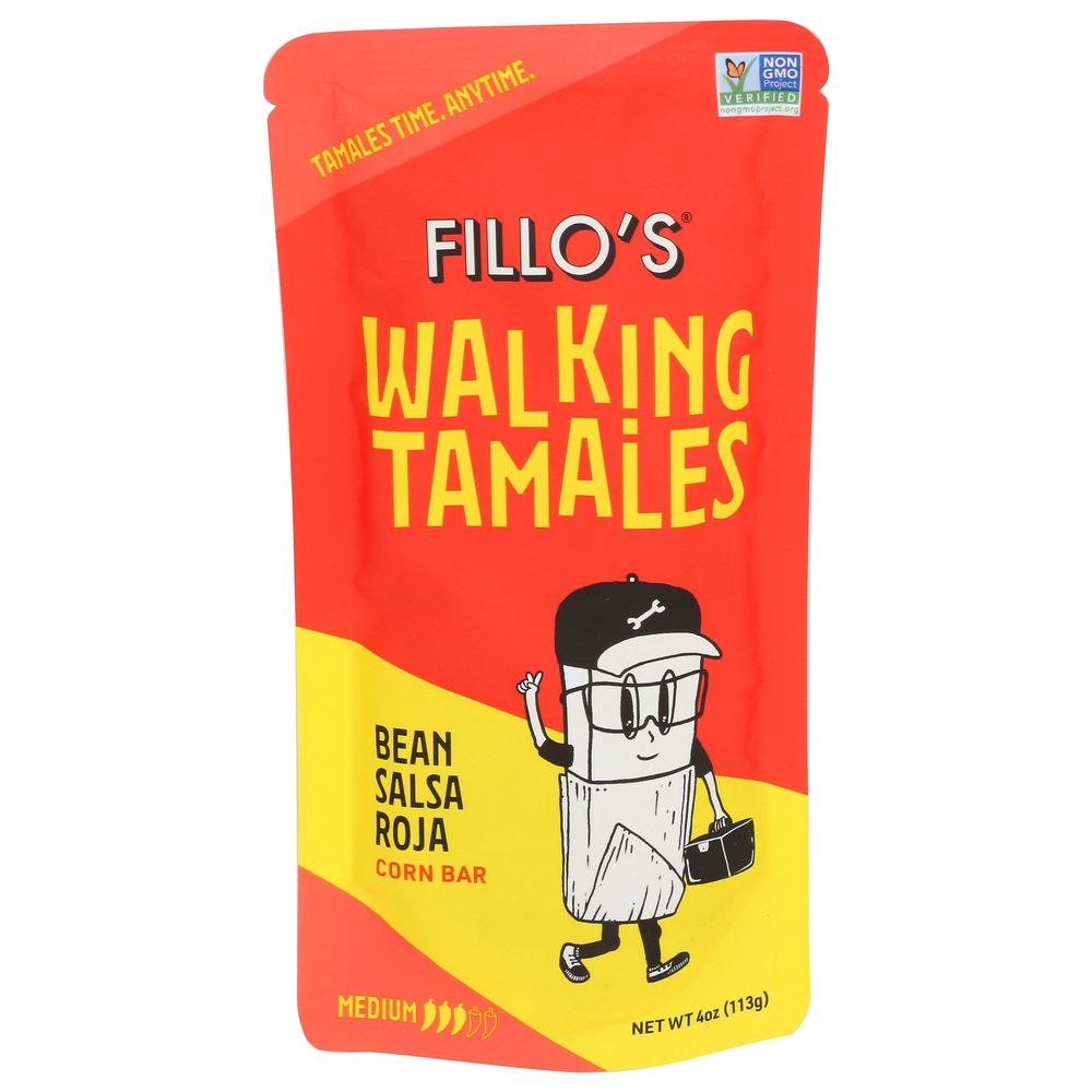 Fillos Salsa Roja Bean Walking Tamales, 4 Ounce -- 7 per case