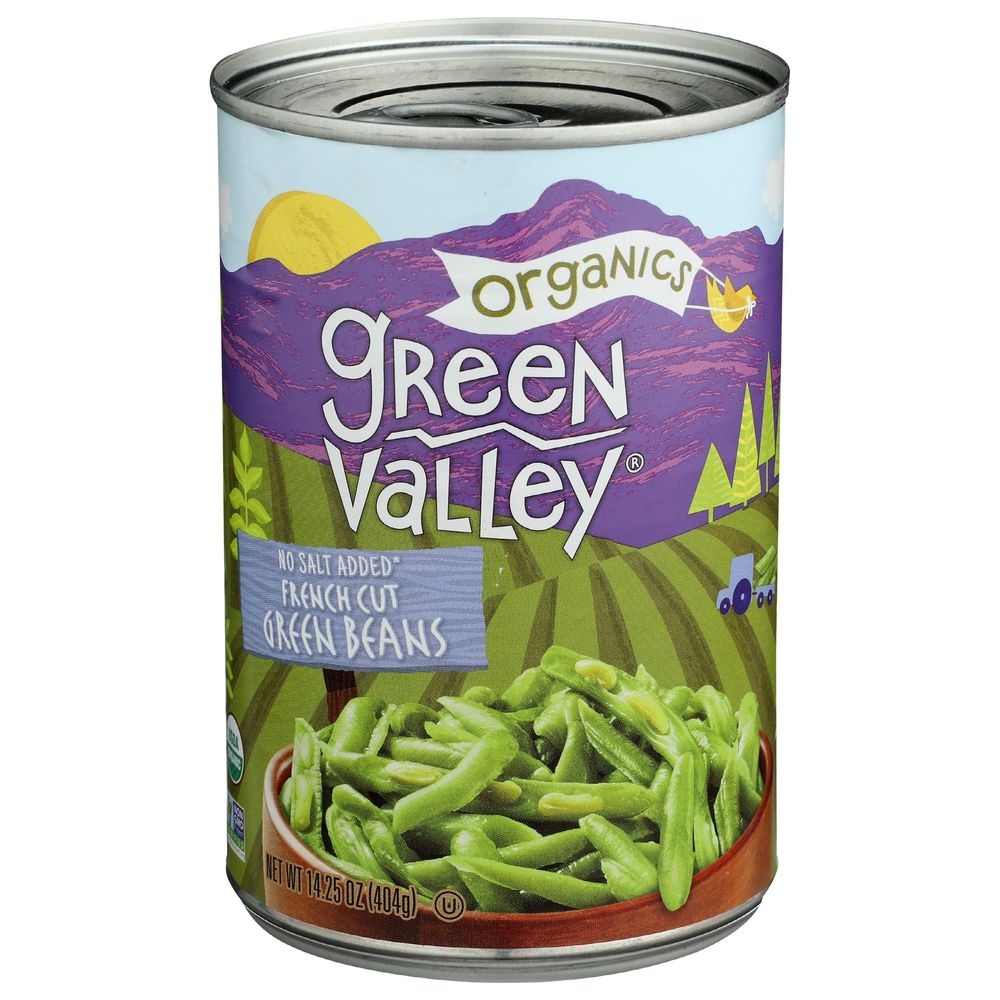 Green Valley Organics French Cut Green Beans, 14.25 Ounce -- 12 per case