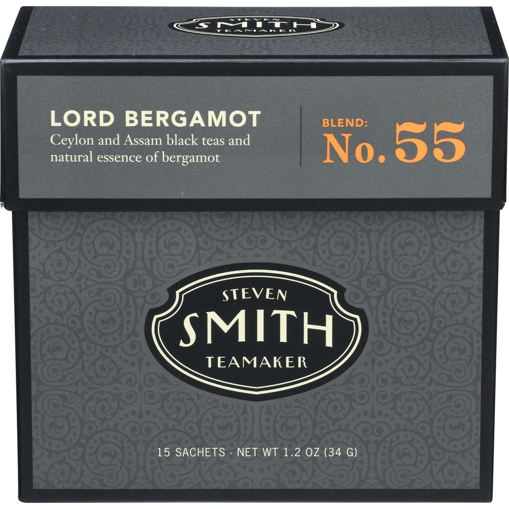 Steven Smith Teamaker Lord Bergamot Black Tea, 15 tea bags -- 6 per case