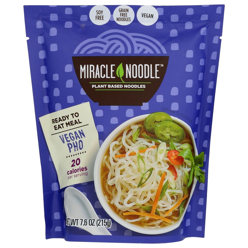Miracle Noodle Ready To Eat Vegan Pho Noodles, 215 Gram -- 6 per case