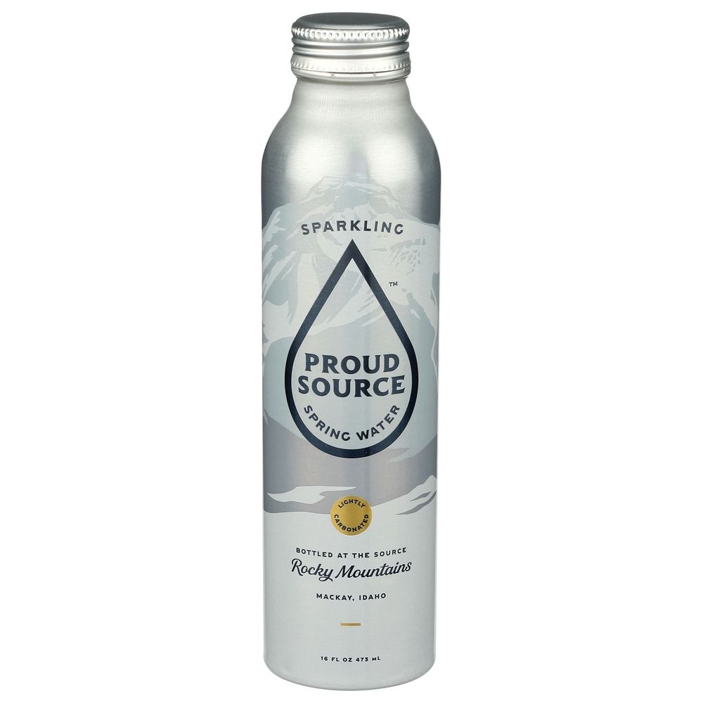 Proud Source Rocky Mountains Sparkling Spring Water, 16 Fluid Ounce -- 24 per case