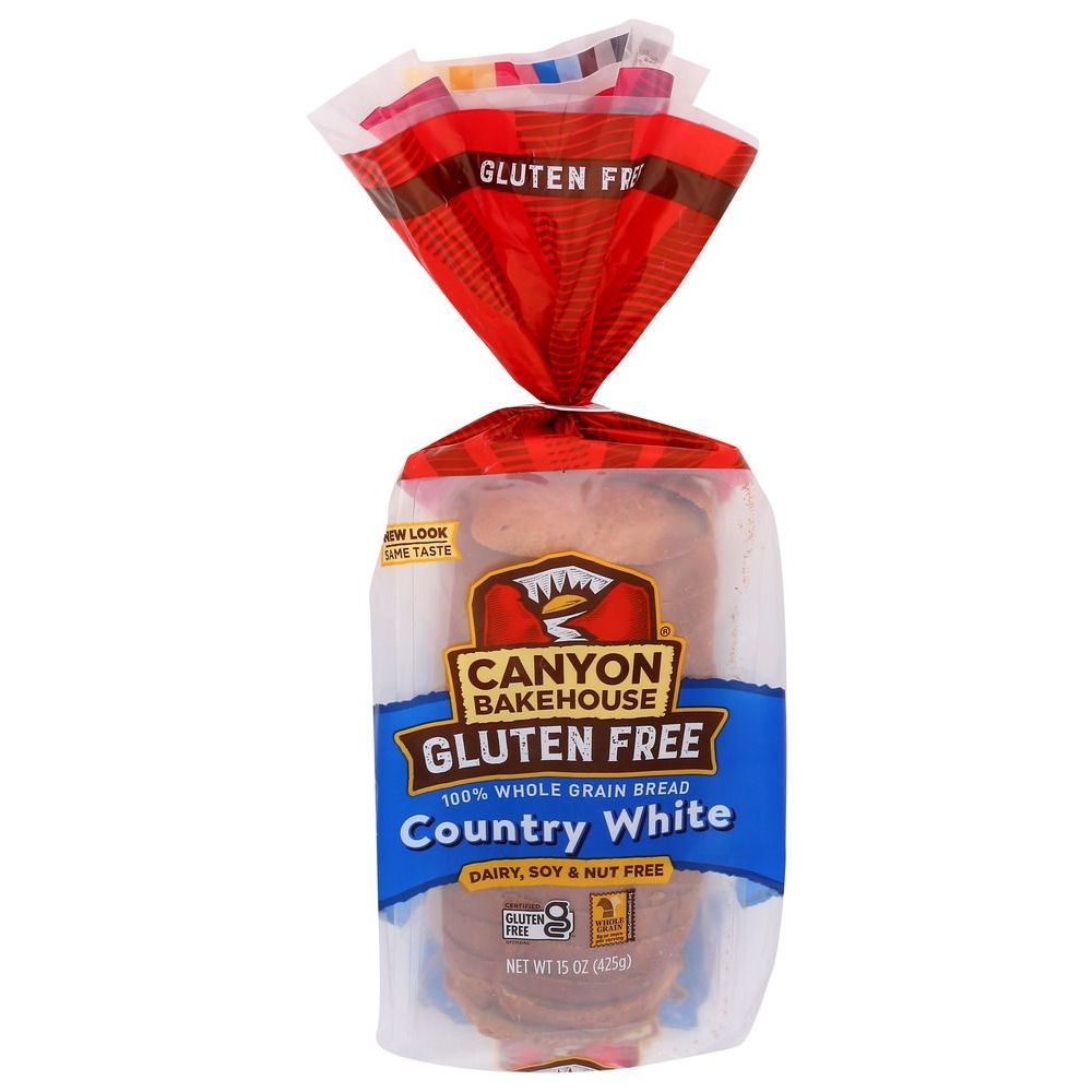 Canyon Bakehouse Gluten Free Country White Bread, 15 Ounce -- 6 per case
