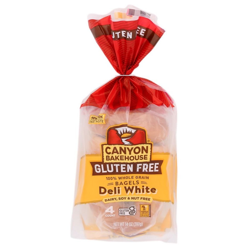 Canyon Bakehouse Gluten Free Deli White Bagel, 14 Ounce -- 6 per case