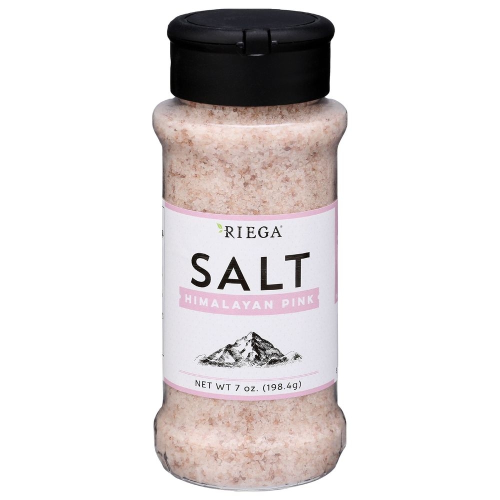 Riega Himalayan Pink Salt, 7 Ounce Shaker -- 6 per case