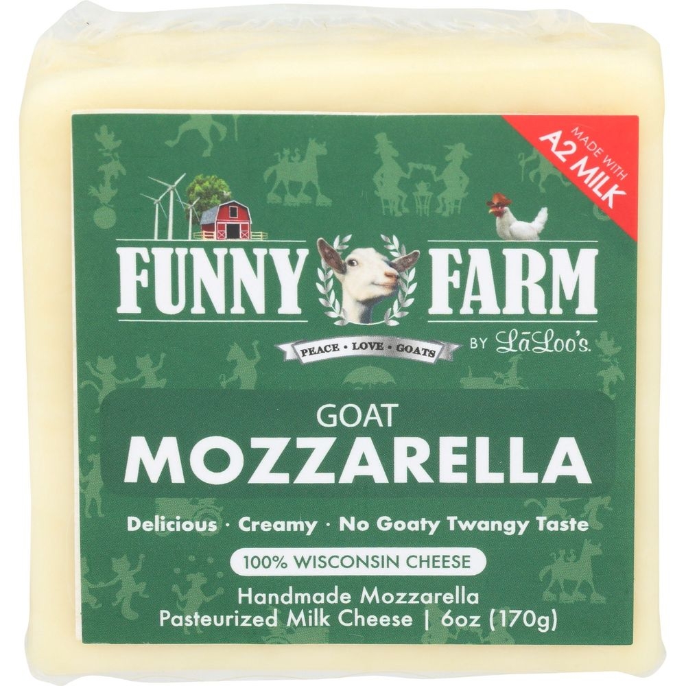 Funny Farm Mozzarella Goat Cheese, 6 Ounce -- 6 per case