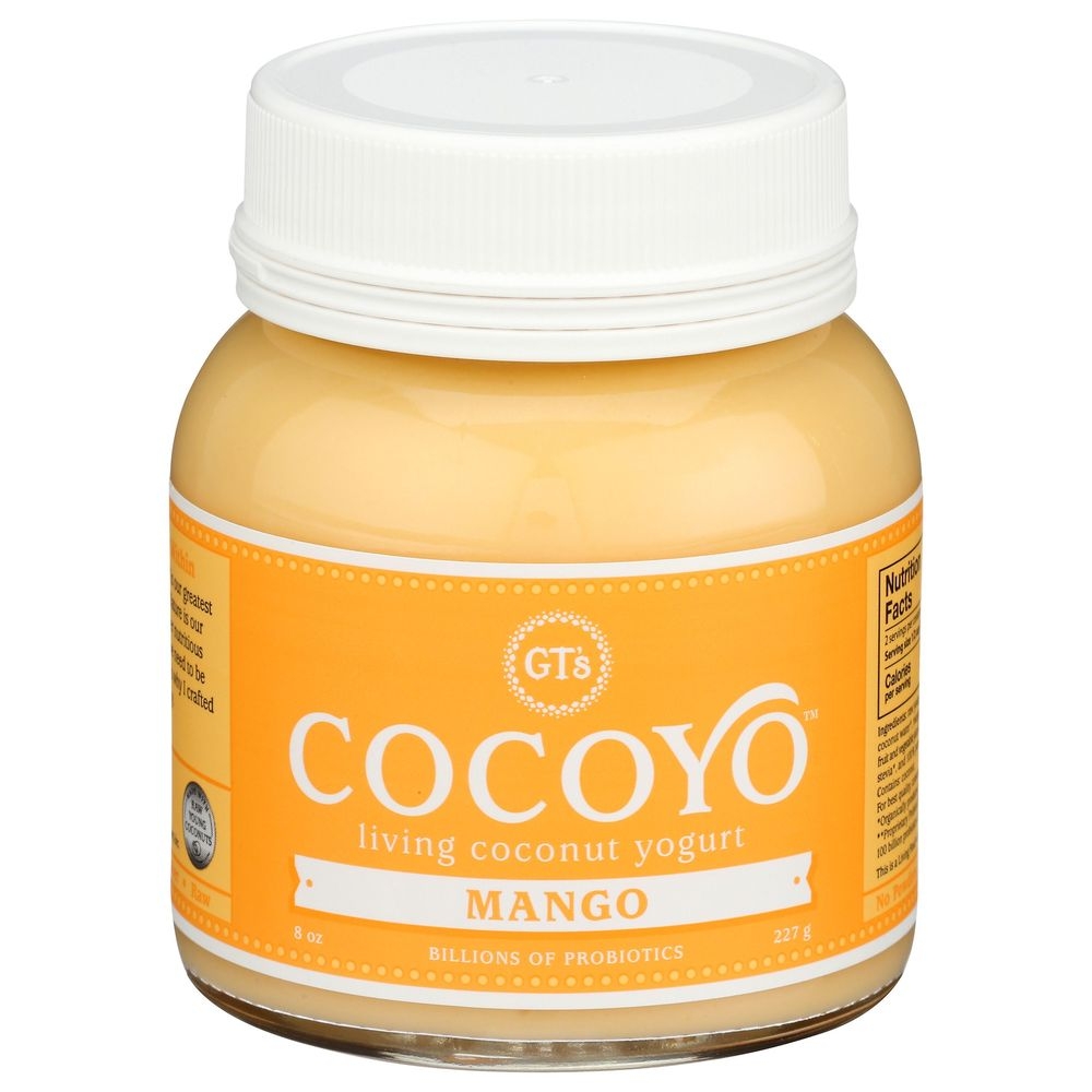 GTs Organic Cocoyo Mango Coconut Yogurt, 8 Ounce -- 6 per case