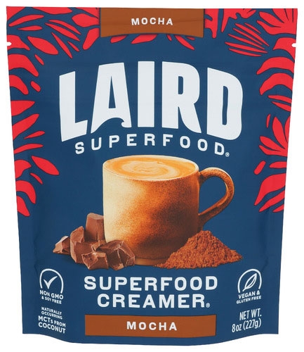 Laird Superfood Mocha Creamer, 8 Ounce -- 6 per case