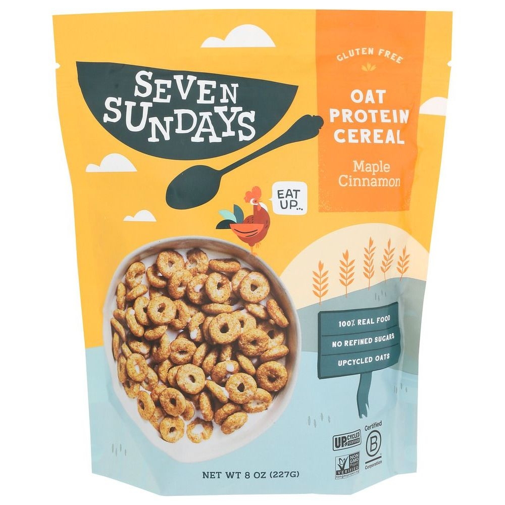 Seven Sundays Maple Cinnamon Oat Protein Cereal, 8 Ounce -- 6 per case