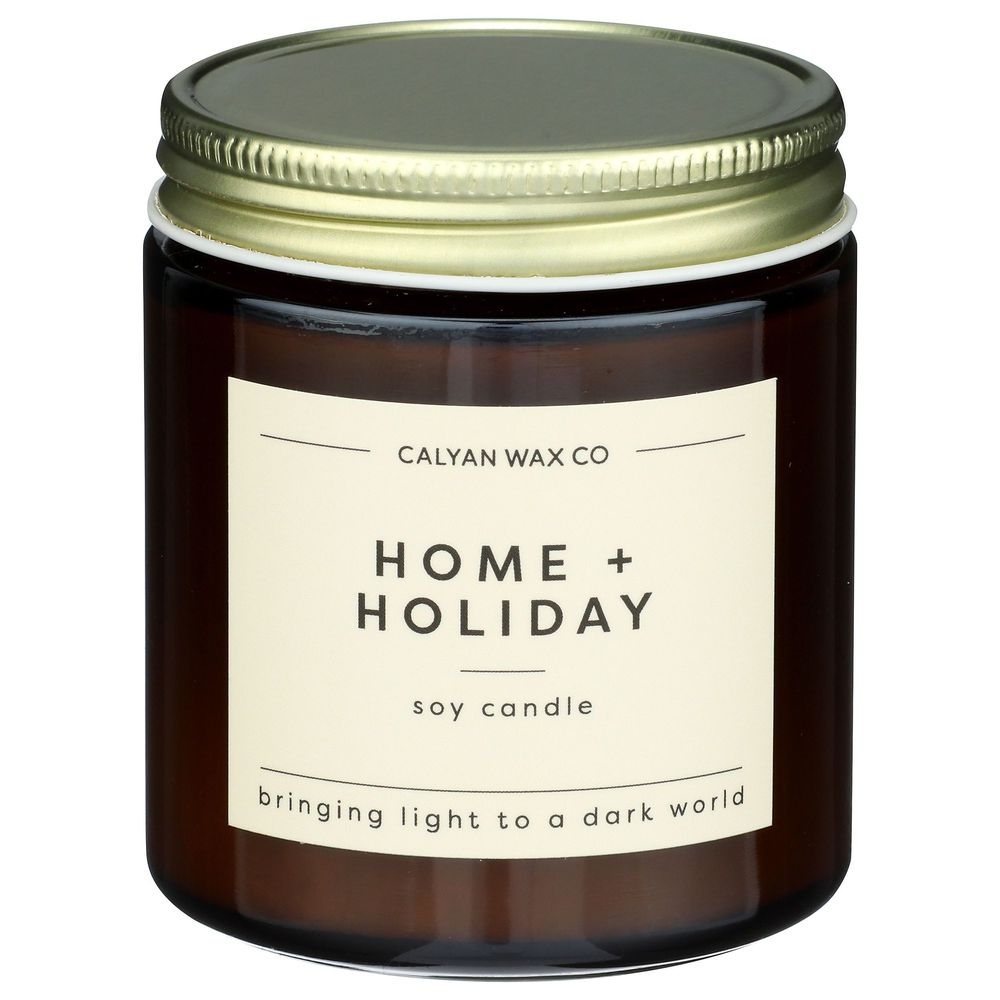 Calyan Wax Home Plus Holiday Scented Mini Soy Candle, 3.1 Ounce