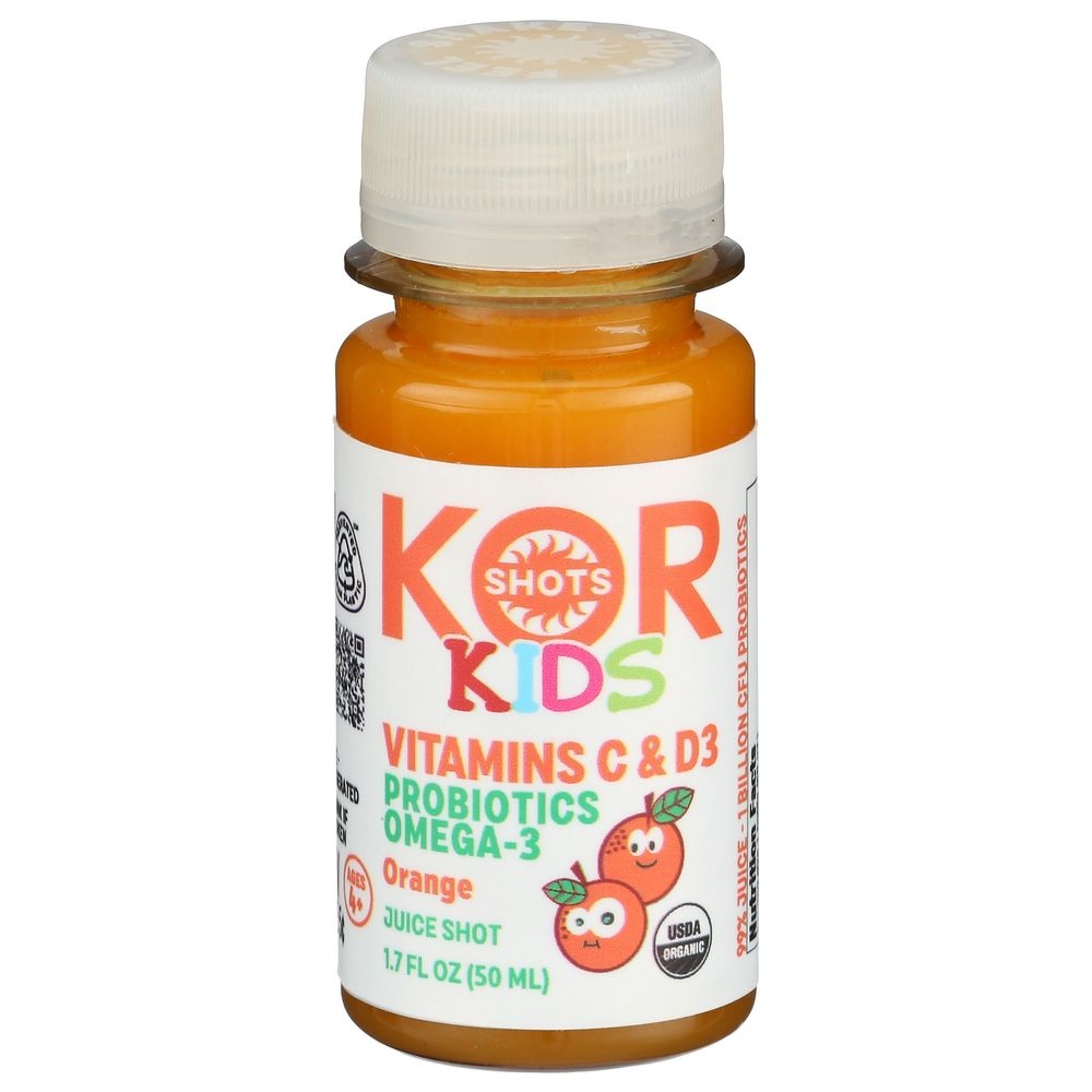 Kor Kids Orange Juice Shots, 1.7 Fluid Ounce -- 12 per case
