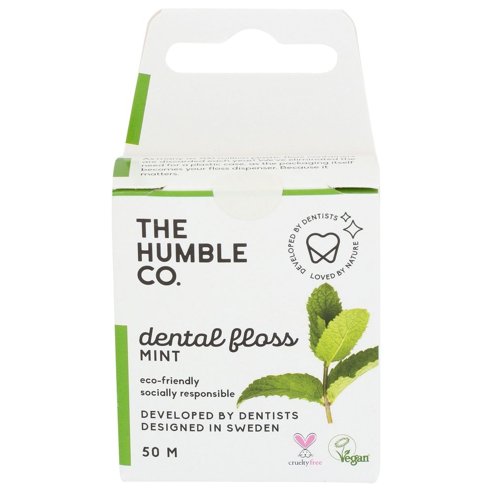 The Humble Co Mint Dental Floss, 164 Feet -- 6 per case