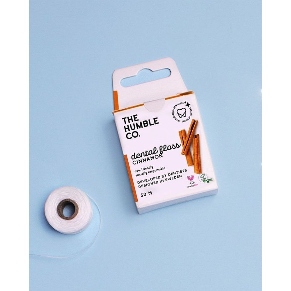 The Humble Co Cinnamon Dental Floss, 164 Feet -- 6 per case
