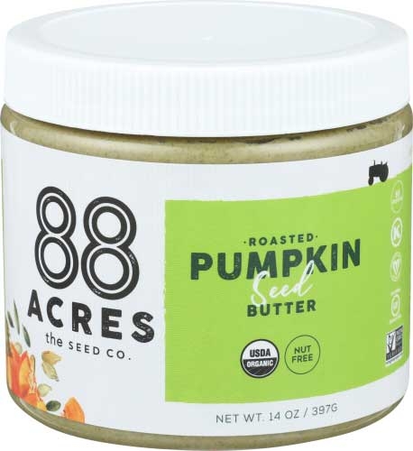 88 Acres Organic Roasted Pumpkin Seed Butter, 14 Ounce -- 6 per case