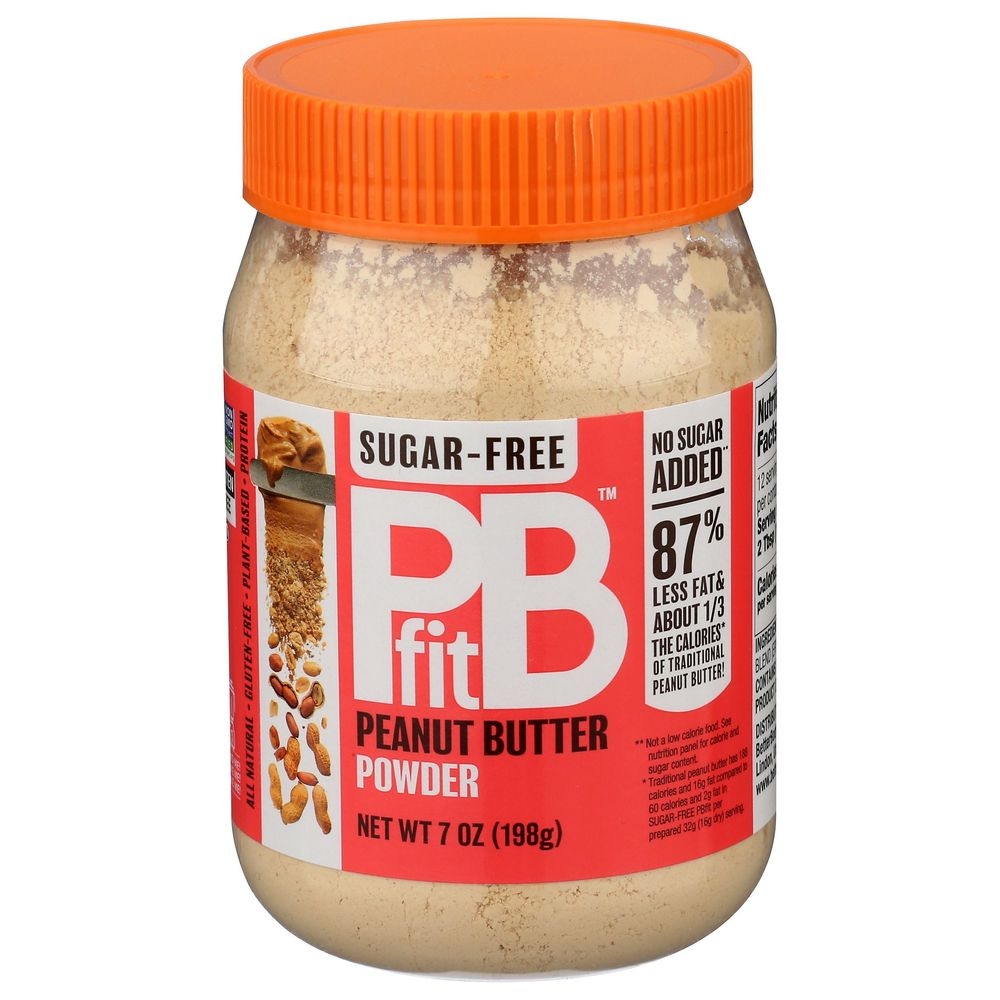 Better Body Foods Sugar Free Peanut Butter Powder, 7 Ounce -- 6 per case