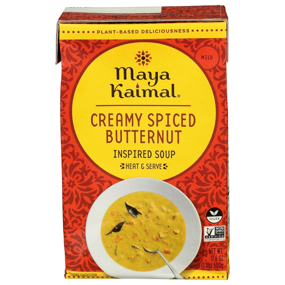 Maya Kaimal Creamy Spiced Butternut Inspired Soup, 17.6 Fluid Ounce -- 12 per case
