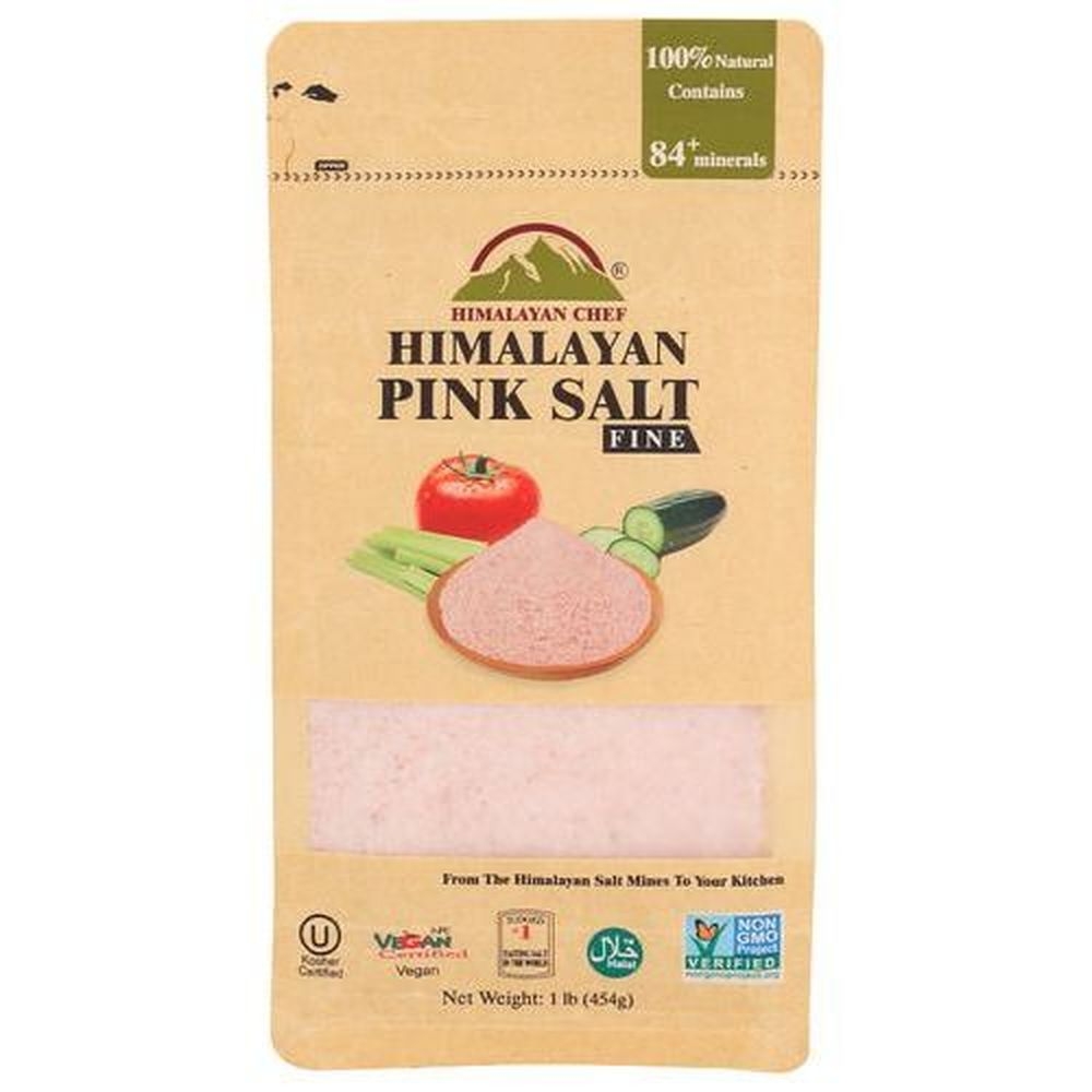 Himalayan Chef Fine Himalayan Pink Salt, 16 Ounce -- 12 per case