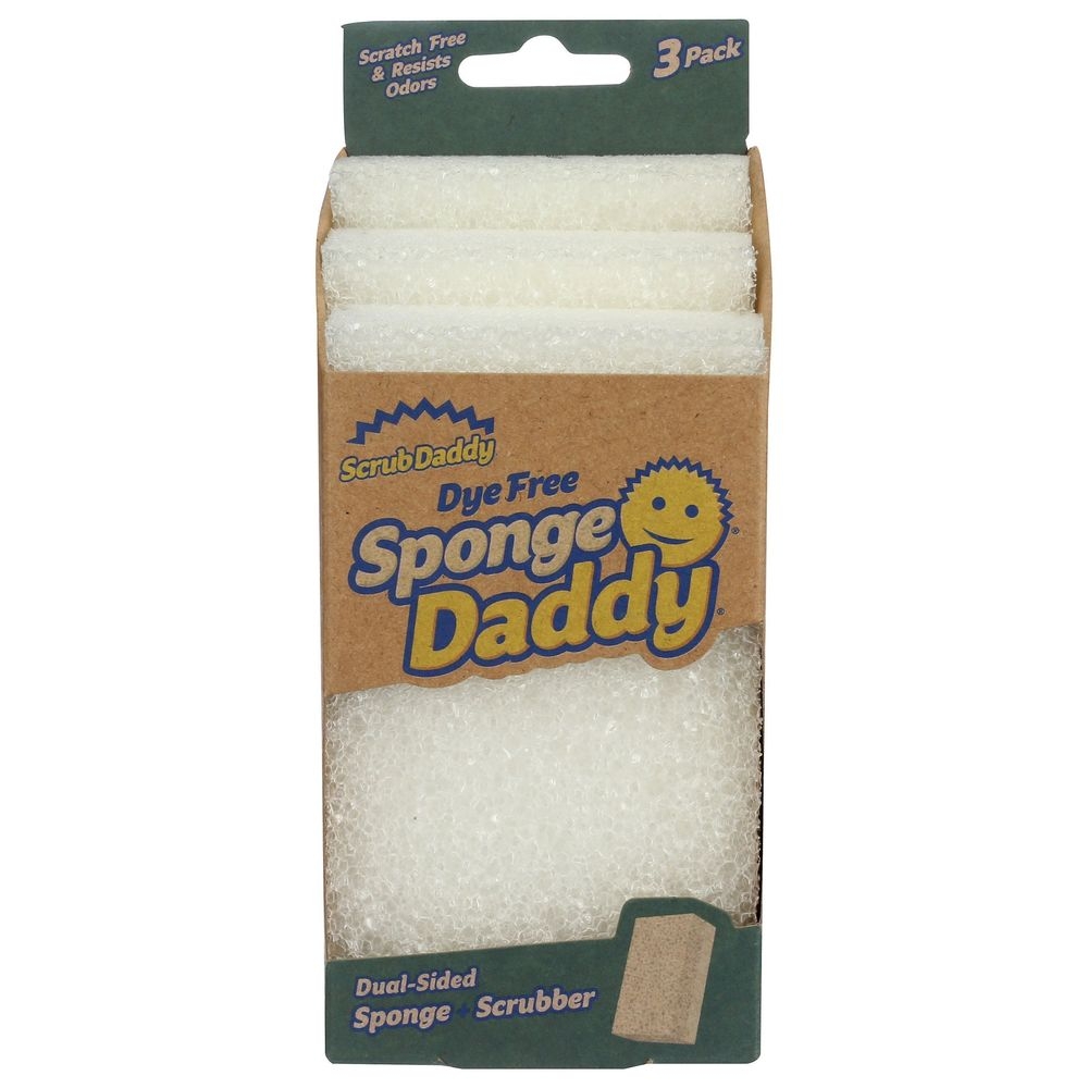 Scrub Daddy Dye Free Sponge, 3 count -- 5 per case