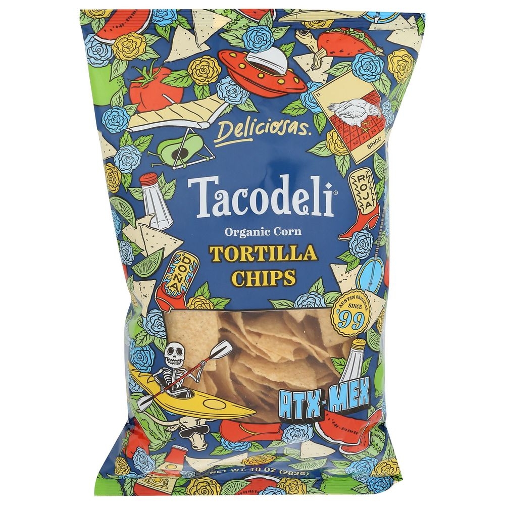 Tacodeli Organic Corn Tortilla Chips, 10 Ounce -- 12 per case