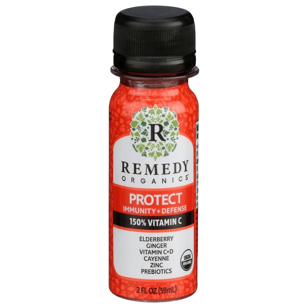 Remedy Organics Protect Immunity Plus Wellness Shot, 2 Ounce -- 12 per case
