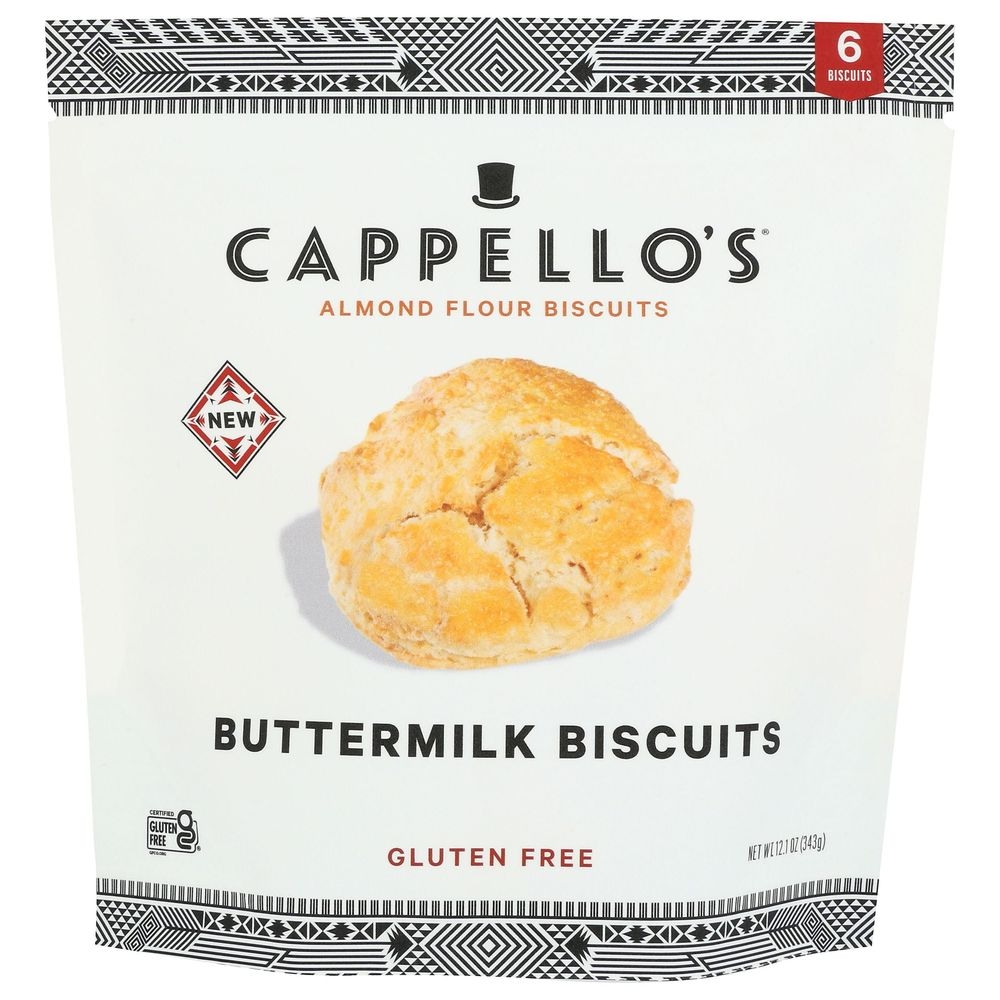 Cappellos Buttermilk Almond Flour Biscuits, 12.1 Ounce -- 6 per case