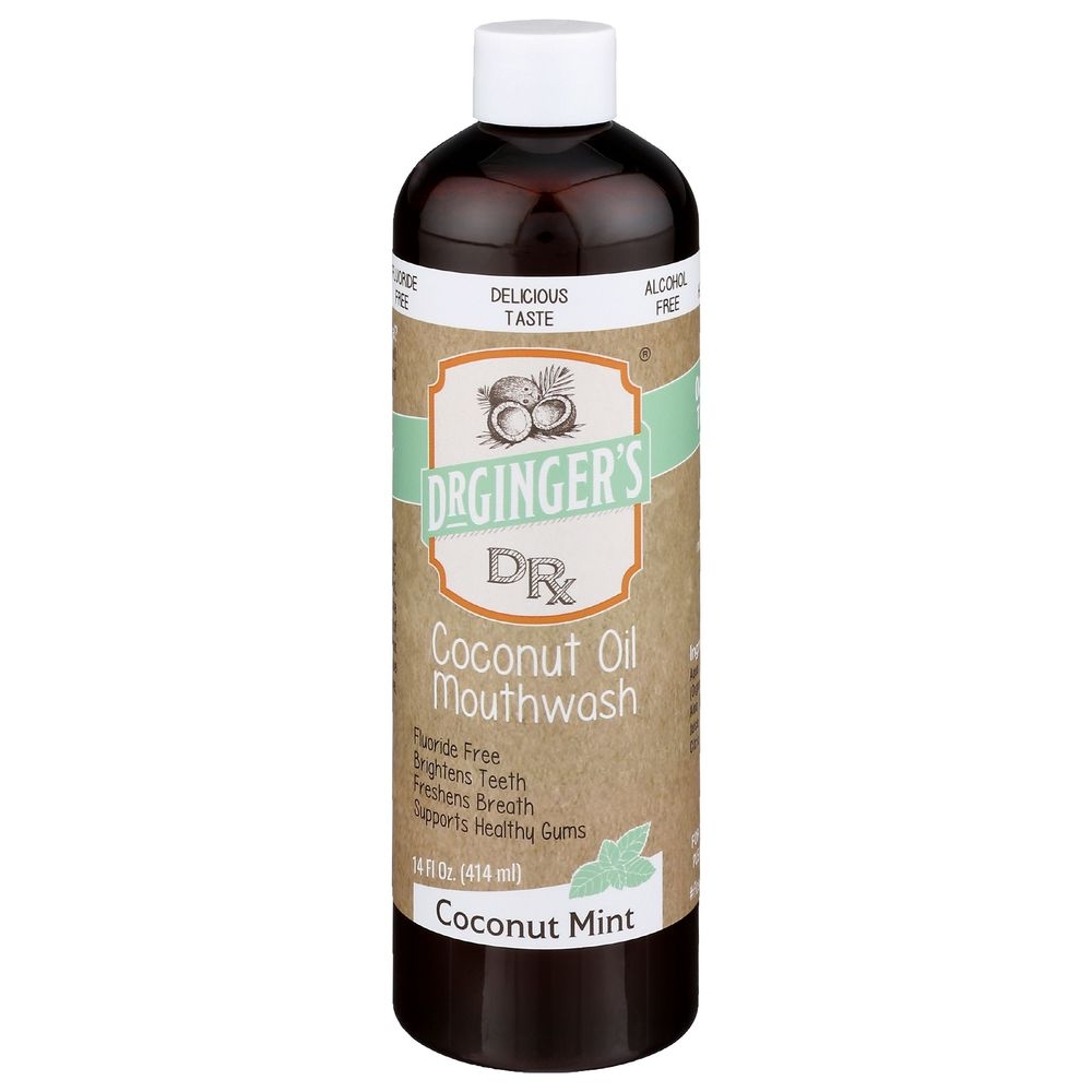 Dr. Gingers Coconut Oil Mouthwash, 14 Fluid Ounce