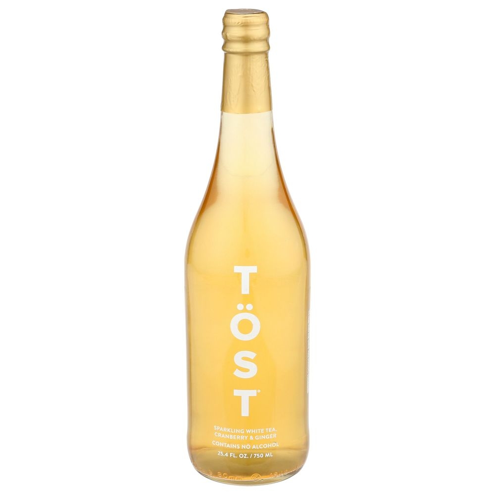 TOST White Cranberry Ginger and Spice Sparkling Beverage, 25.4 Fluid Ounce -- 12 per case