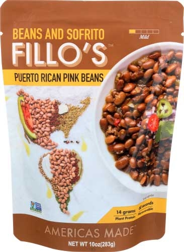 Fillos Puerto Rican Pink Beans and Sofrito, 10 Ounce -- 6 per case