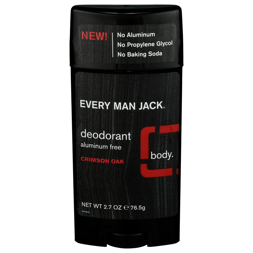 Every Man Jack Crimson Oak Deodorant, 2.7 Ounce
