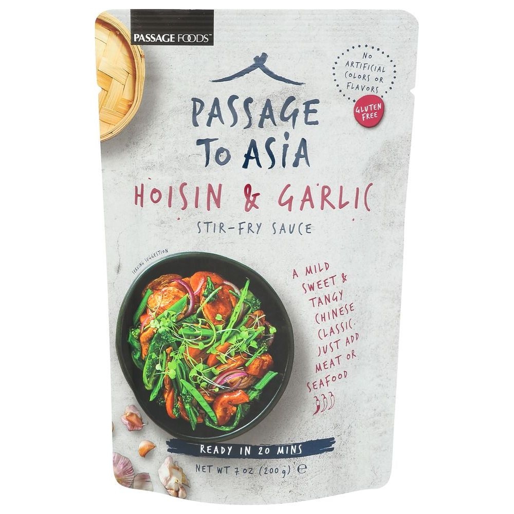 Passage Foods Hoisin and Garlic Stir Fry Sauce, 7 Ounce -- 8 per case
