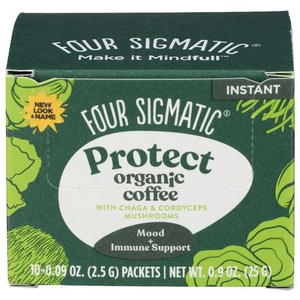 Four Sigmatic Organic Protect Instant Coffee Mix, 0.9 Ounce