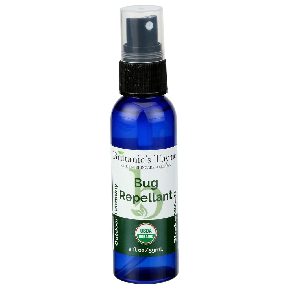 Brittanies Thyme Organic Bug Repellent Spray, 2 Fluid Ounce